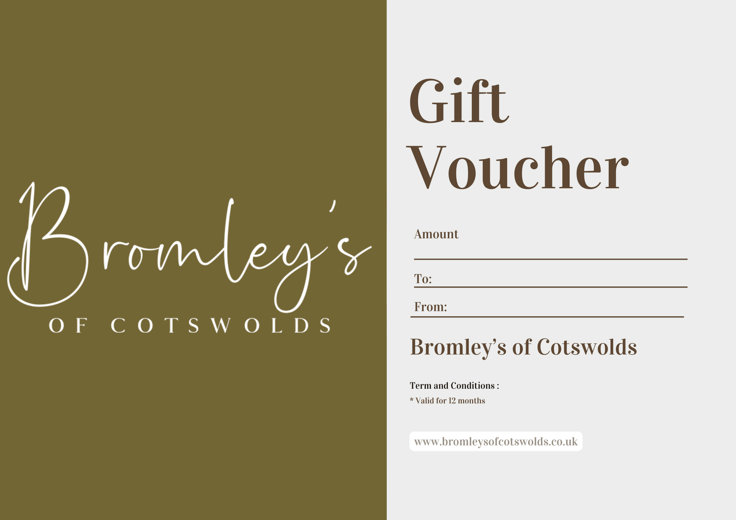 Gift Vouchers